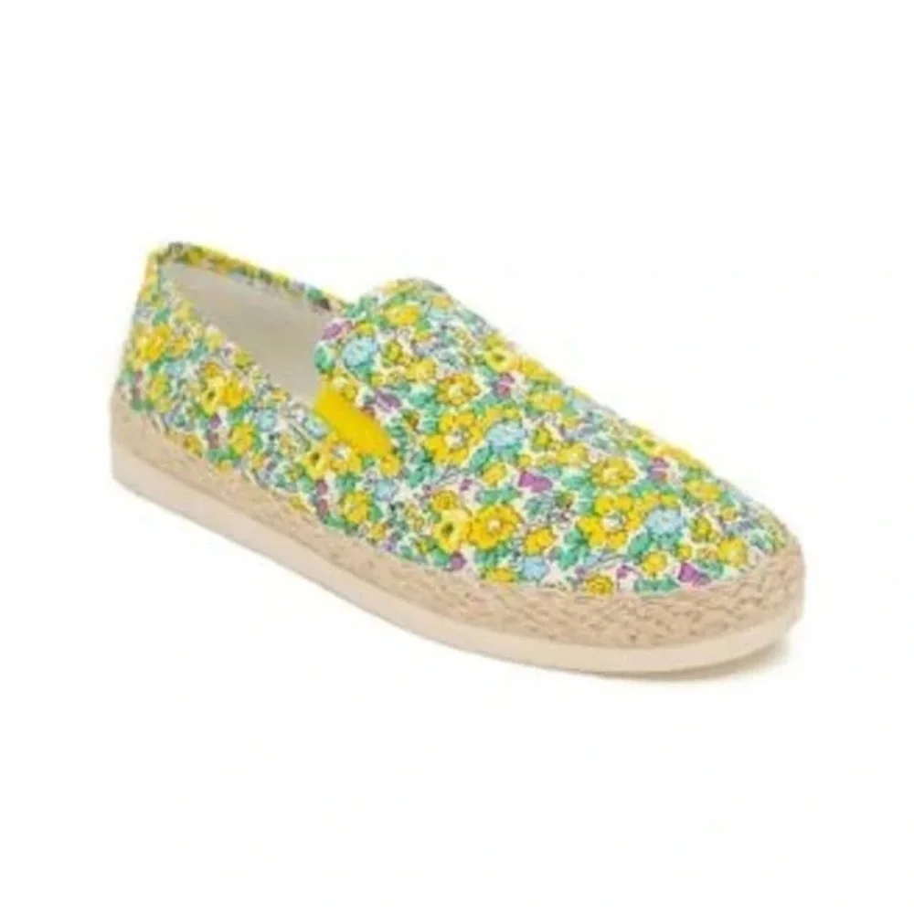 Esprit Yellow Floral Espadrille Slip-Ons
